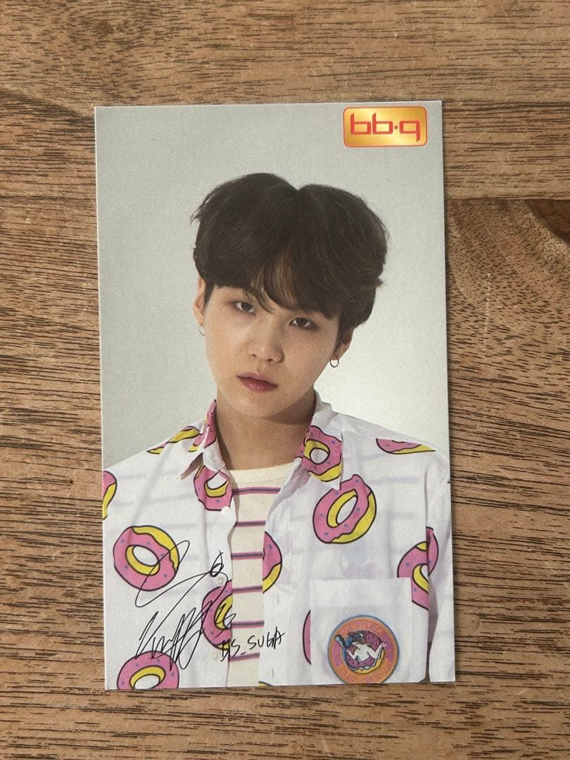 希少 BTS SUGA シュガ ユンギ BBQ チキン トレカ - メルカリ