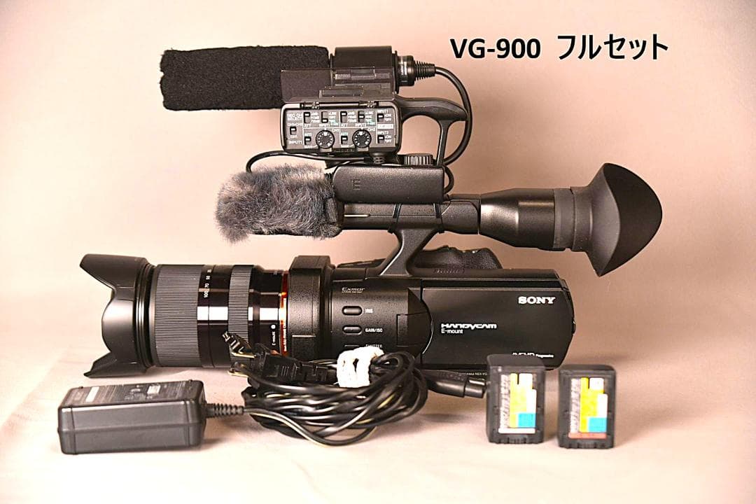 SONY NEX-VG900 フルサイズ・ XLR・レンズ・純正バッテリー付 SONY NEX-VG900 価格比較 - 価格.com