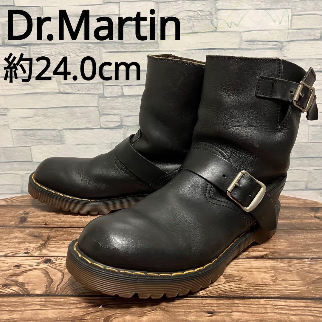 良品【24.0】 Dr.Martens ドクターマーチン エンジニアブーツ - メルカリ