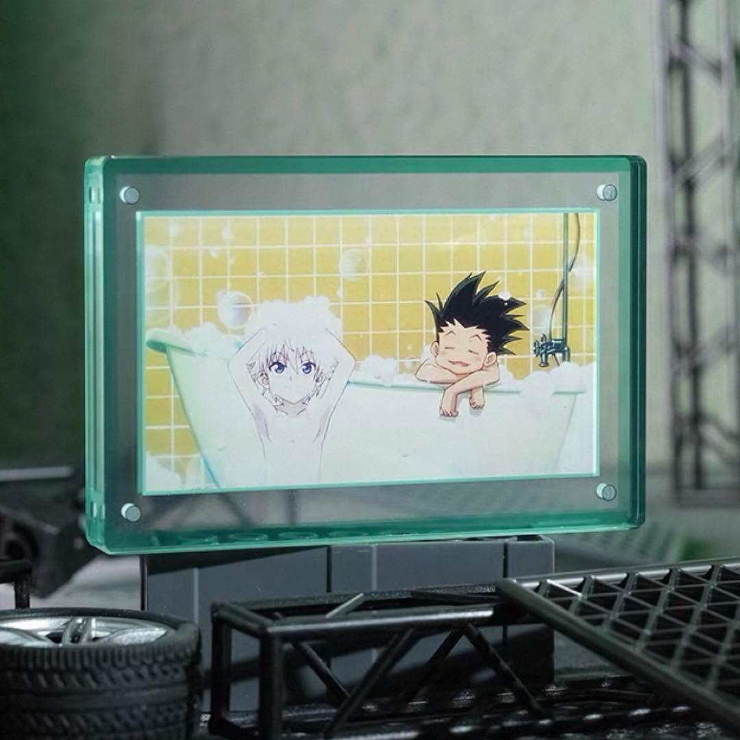 ハンターハンター キルア ゴン お風呂 中国限定アクリルブロック