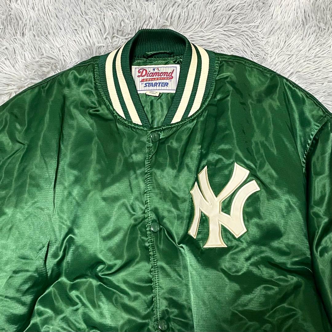 スターター スタジャン MLB ヤンキース 90s グリーン 中綿 XL - メルカリ