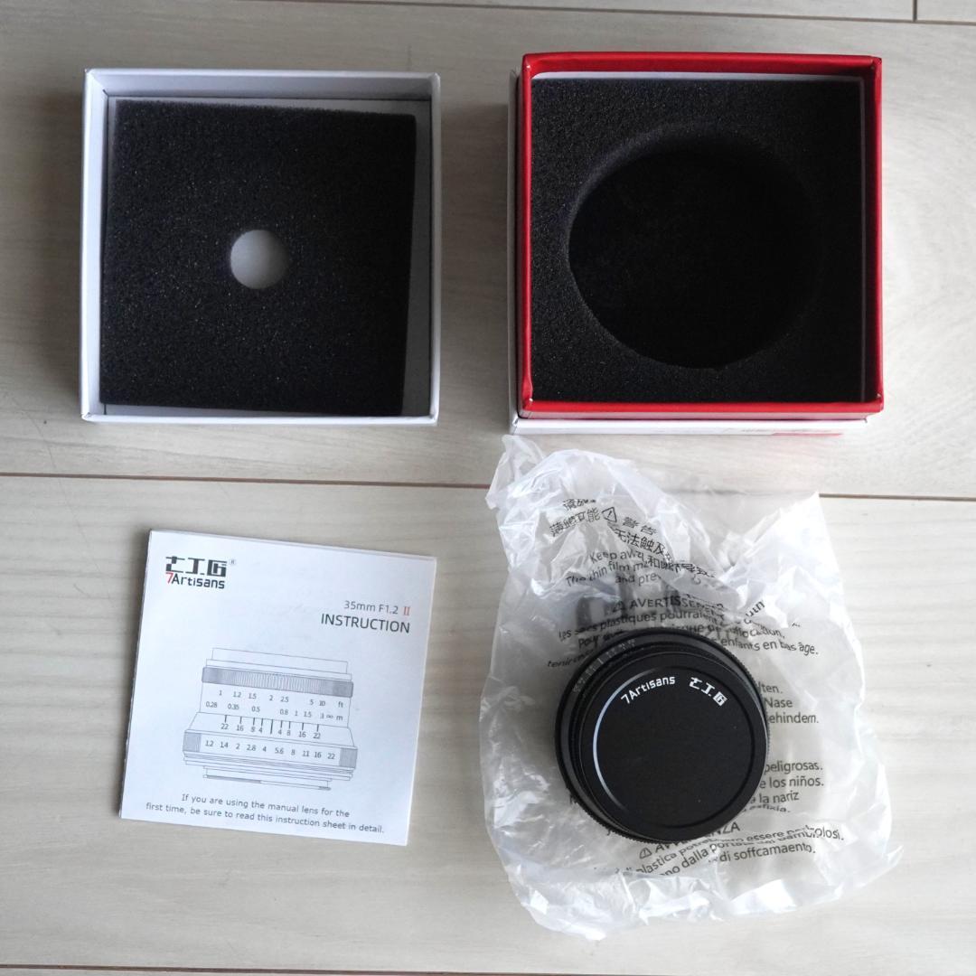 7artisans 交換レンズ 35mm f1.2 ii EOSMマウント用