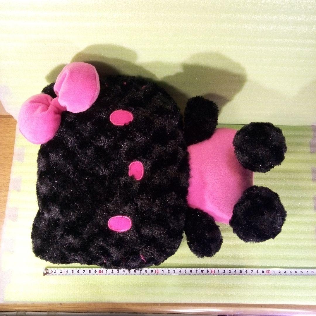 ハローキティ ぬいぐるみ EIKOH エイコー 黒 ブラック ピンク レア