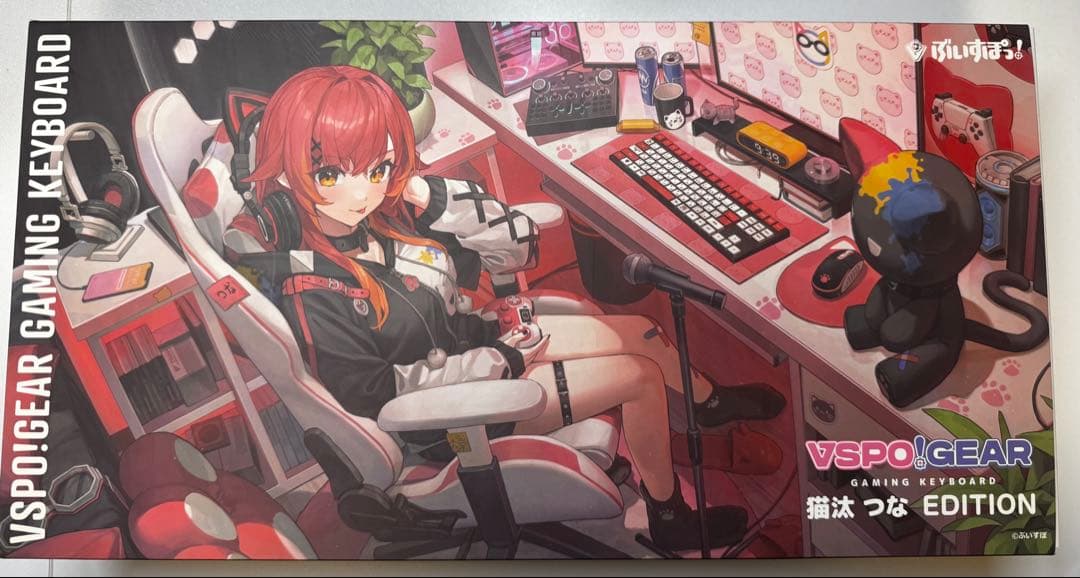 ぶいすぽっ！ キーボード ねこたつな VSPO! GEAR ぶいすぽっ！ ゲーミングキーボード 猫汰つな VSPO! GEAR
