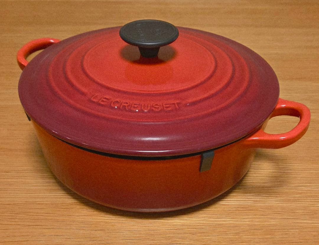 LE CREUSET　ココット・ジャポネーズ　24cm　チェリーレッド　美品 Amazon.co.jp: ココット・ジャポネーズ 24cm チェリーレッド : ホーム