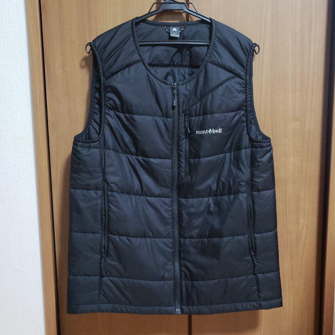 美品mont-bell モンベル U.L.サーマラップ ラウンドネックベスト L