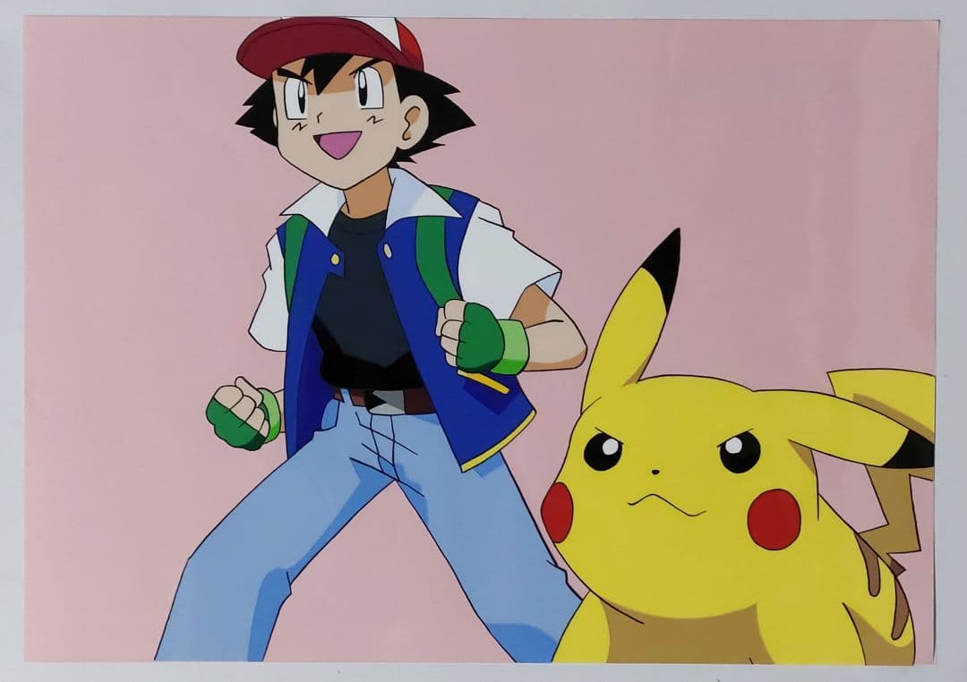 セル画 ポケットモンスター サトシ ピカチュウ ① - メルカリ