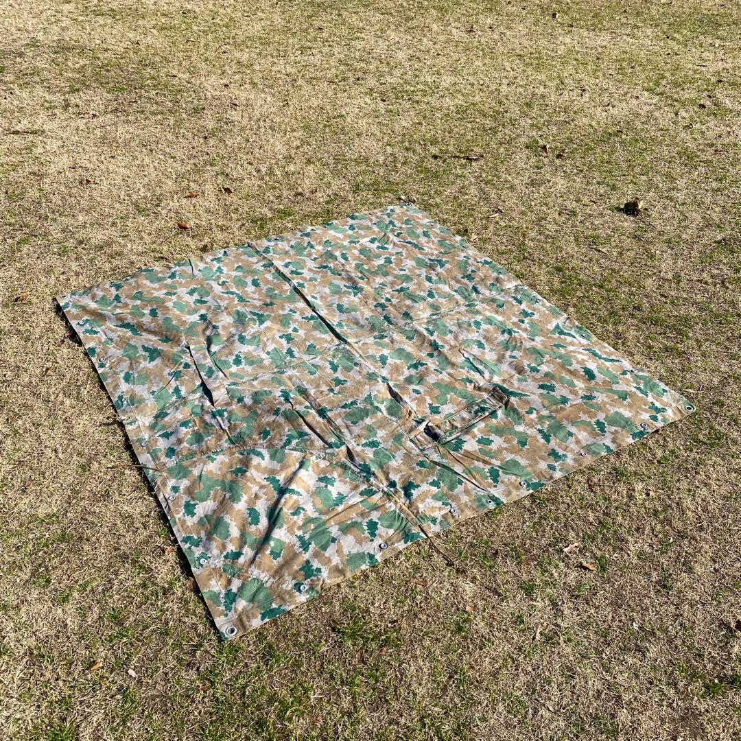 超レア】東ドイツ軍 軍幕 フローラルカモ ブルメンターンカモ 1枚