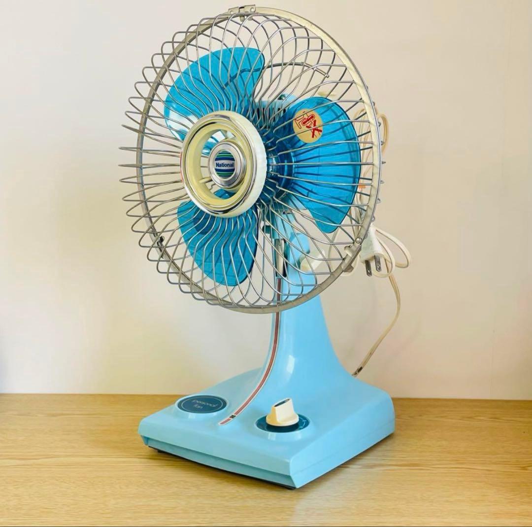昭和レトロ ナショナル 卓上扇風機 F-23F 1M - メルカリ