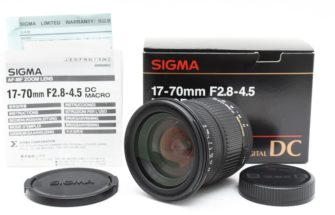 レンズ(ズーム) Sigma Pentax 17-70mm F2.8-4.5 DC #8098