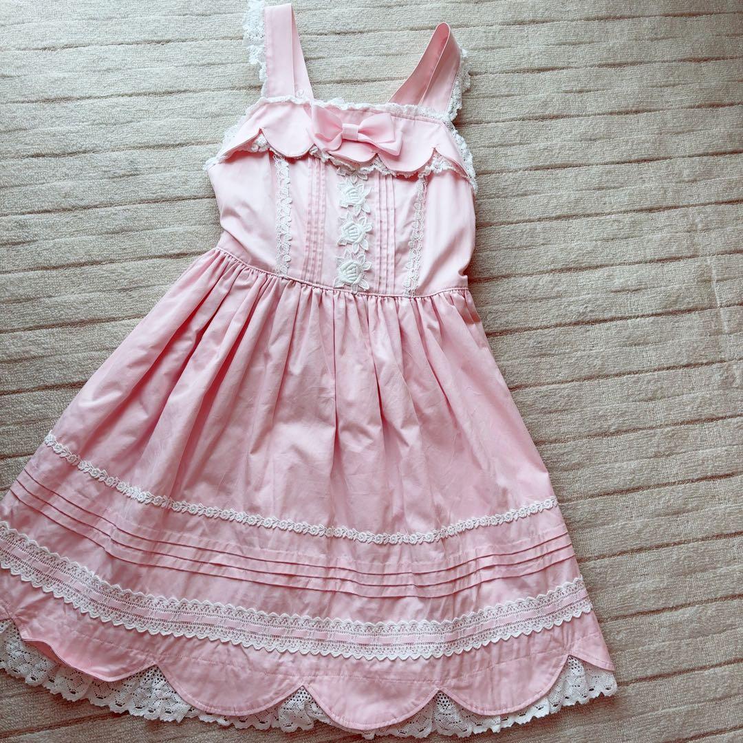 BABY リボンスカラップJSK