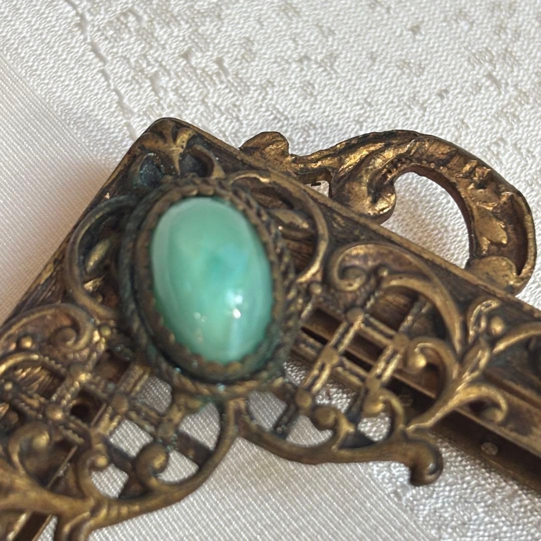 希少・フランス製】アンティーク 口金金具 プチポアン サンプルタグ付