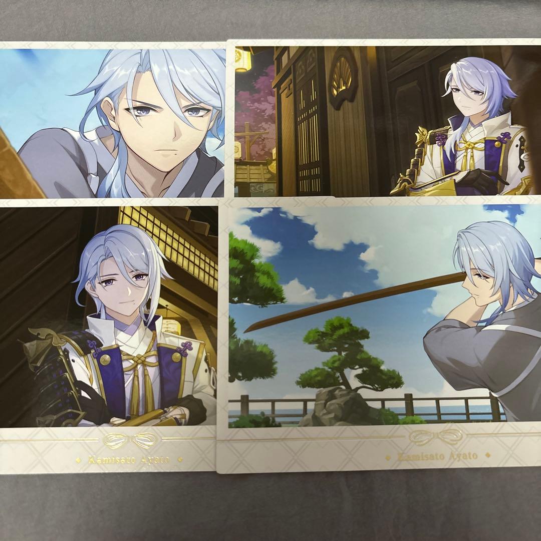 原神 公式正規品 神里綾人 ギフトボックス 雪霁逢椿 ポストカード