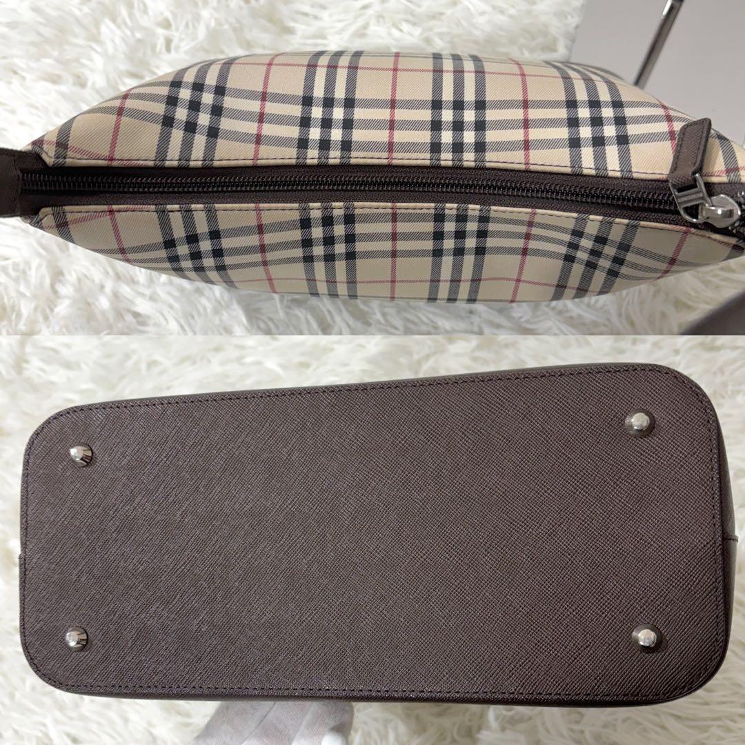 バーバリー ワンショルダーバッグ ノバチェック キャンバス