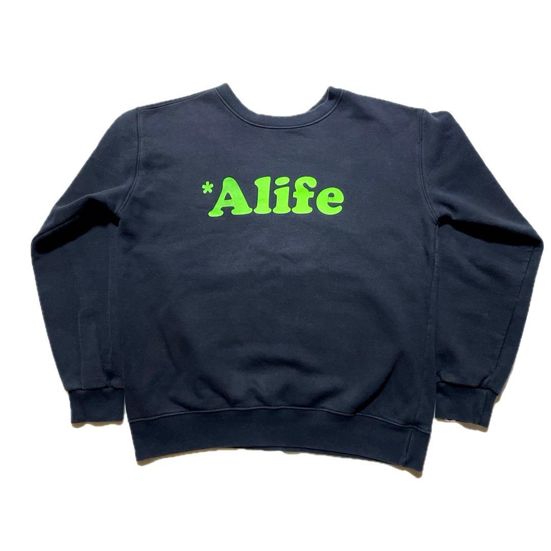 A BATHING APE アベイシングエイプ スウェット ALIFE L 黒 - メルカリ