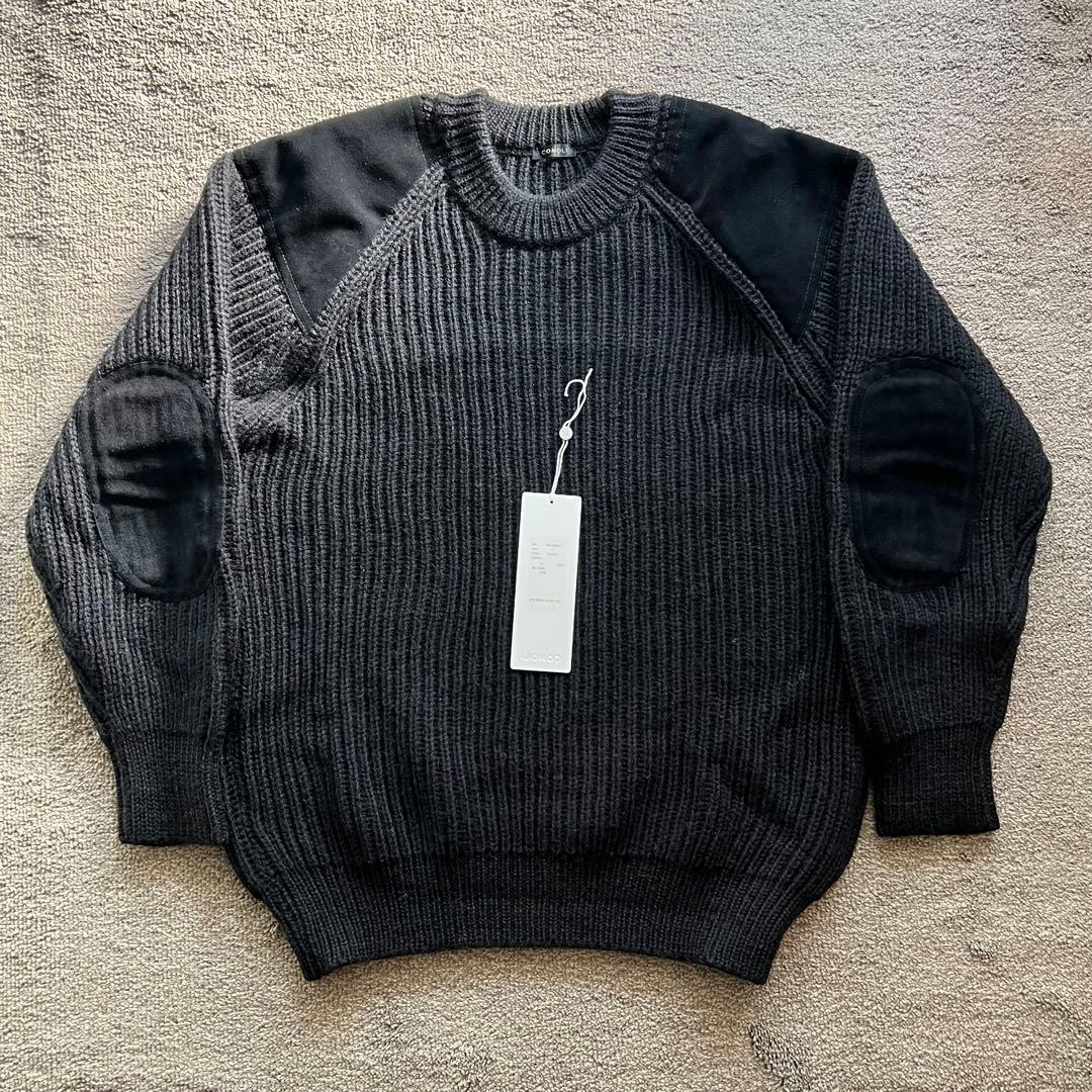 期間限定値下 COMOLI BLACK SHEEP ガンパッチニット セーター - メルカリ