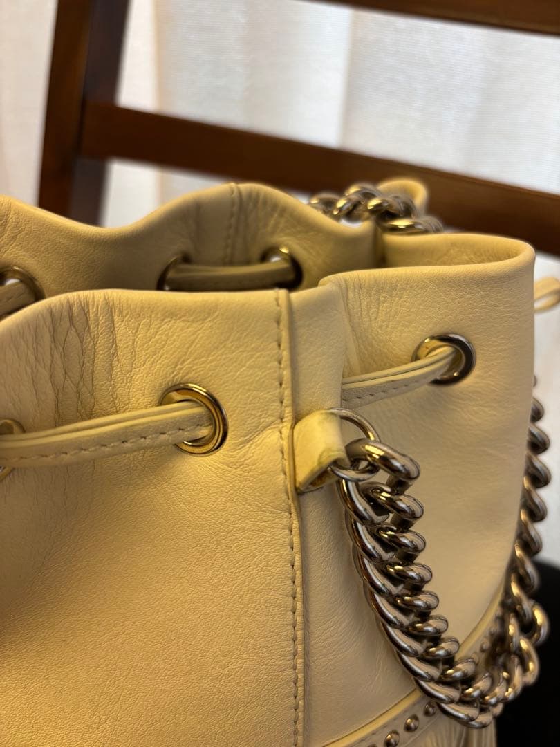 値下げ交渉可⭐︎J&M DAVIDSON フリンジ カーニバル スタッズ 白