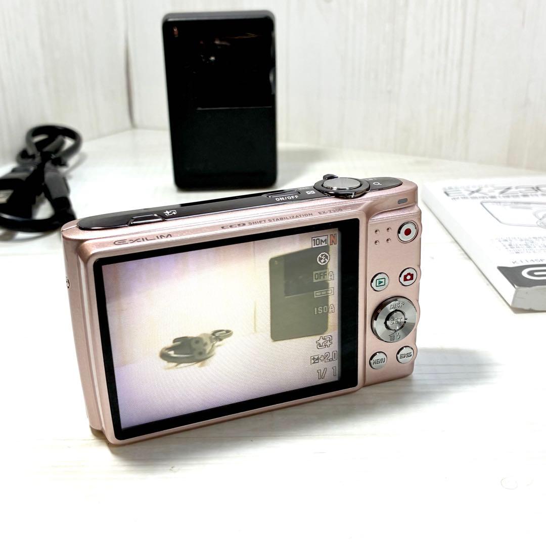 CASIO EXILIM EX-Z300 ピンク コンデジ 充電器 SDカード付 - メルカリ