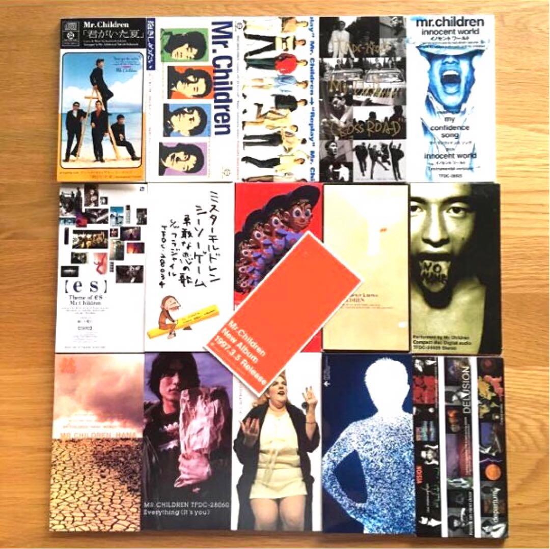 SCD 15枚 Mr.Children ミスチル 桜井和寿 まとめ売り 90's - メルカリ