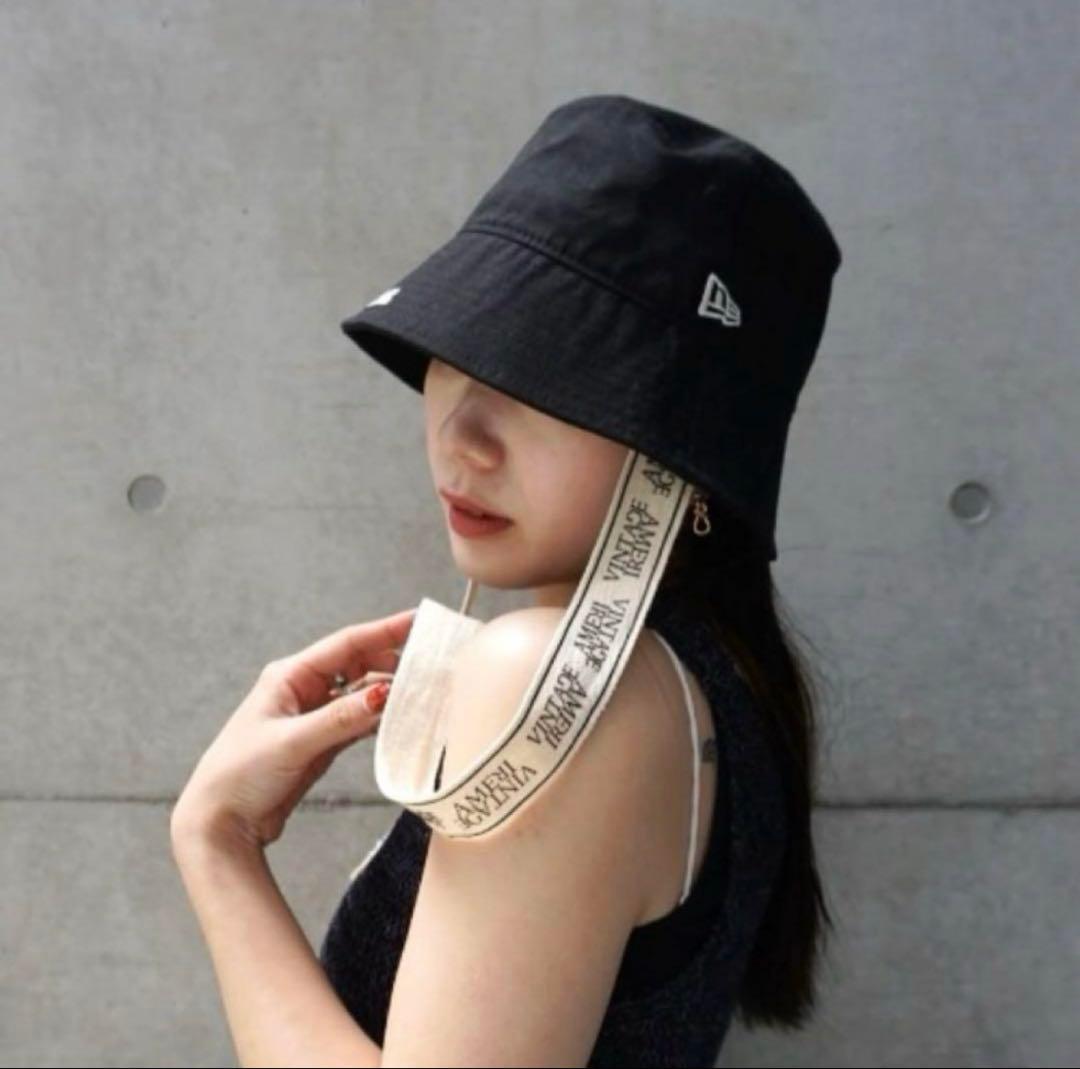 NEW ERA×Ameri LOGO TAPE BUCKET HAT