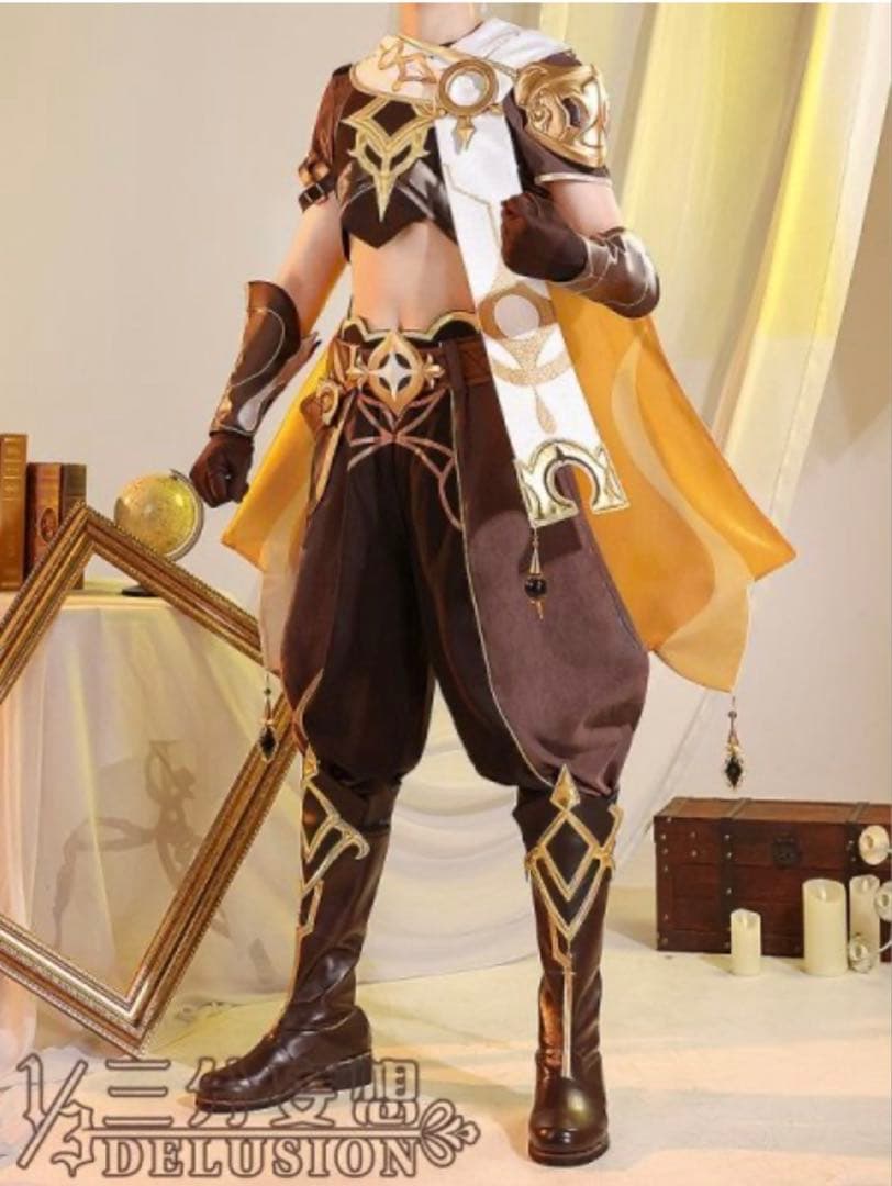 【三分妄想】原神　空　コスプレ 三分妄想1/3Delusion】原神 Genshin 旅人空-Aether コスプレ衣装