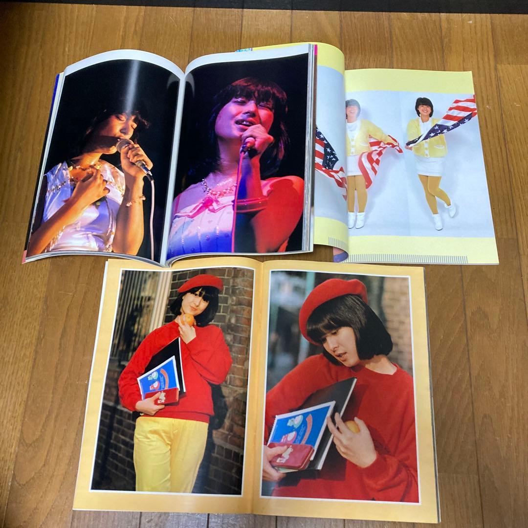 河合奈保子 写真集/ツアーパンフ/雑誌等9点セット 80年代アイドル
