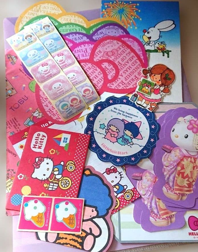 サンリオ レトロ入り 紙もの おすそ分け まとめ売り - メルカリ
