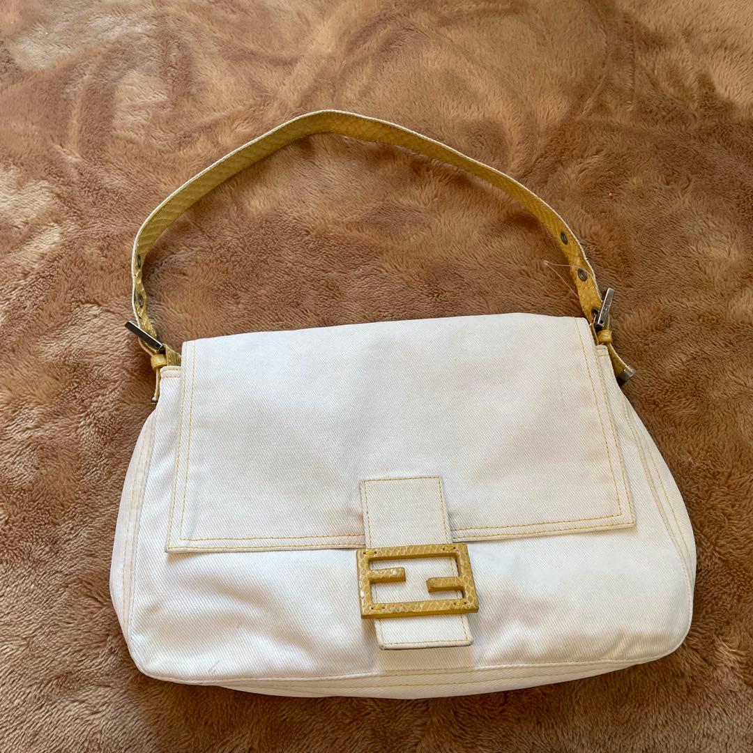 ド*ロ様 フェンディ　デニム×パイソン　マンマバケット　ハンドバッグ FENDI/フェンディ】マンマバケットデニムハンドバッグ 入荷情報