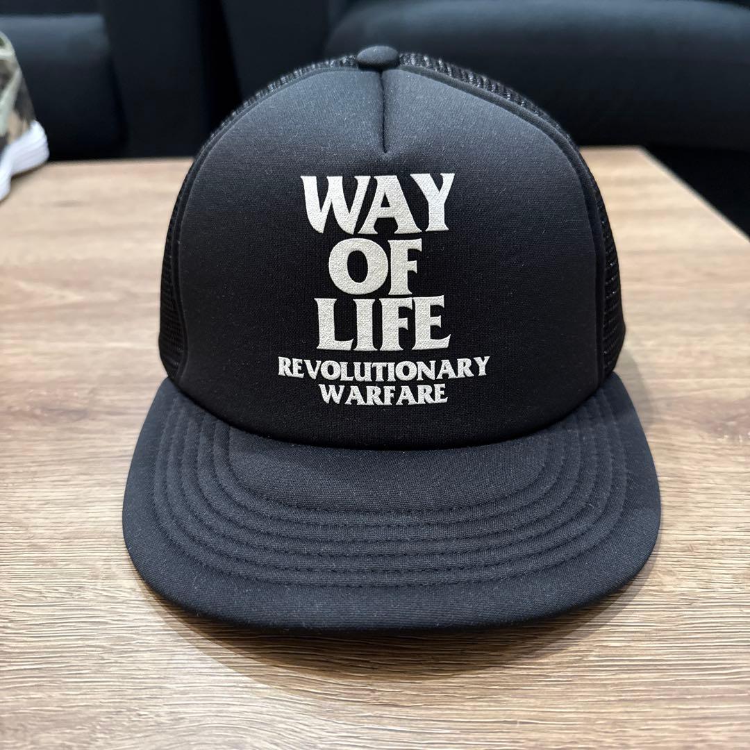 rats WAY OF LIFE MESH CAP 25ss 黒