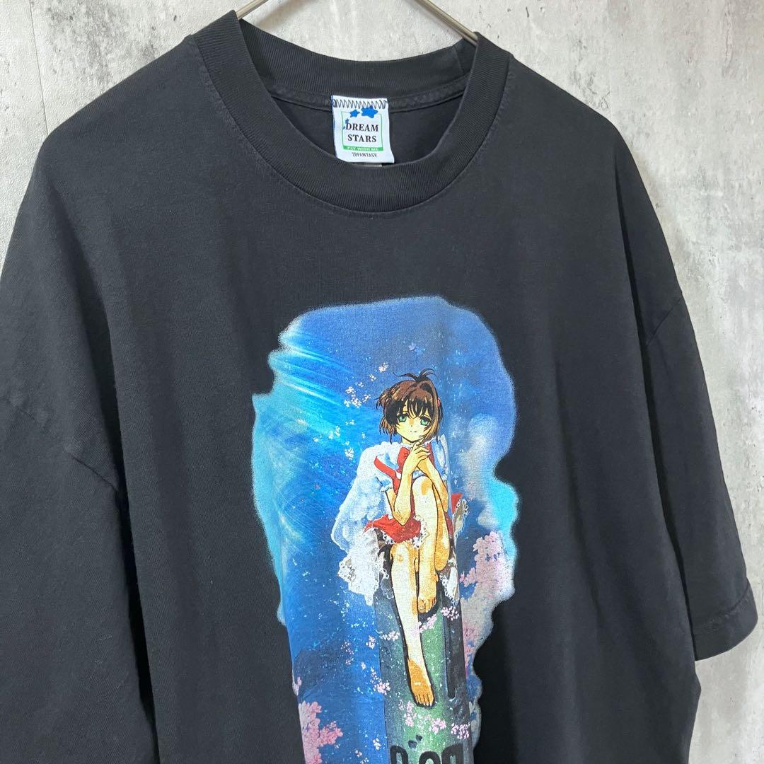 L】カードキャプターさくら アニメ Tシャツ 古着 - メルカリ