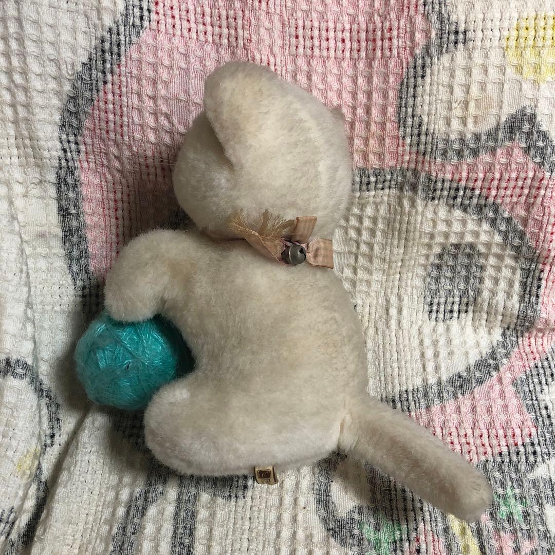 昭和レトロ ヴィンテージ 吉徳 白猫 ぬいぐるみ 中古品 - メルカリ