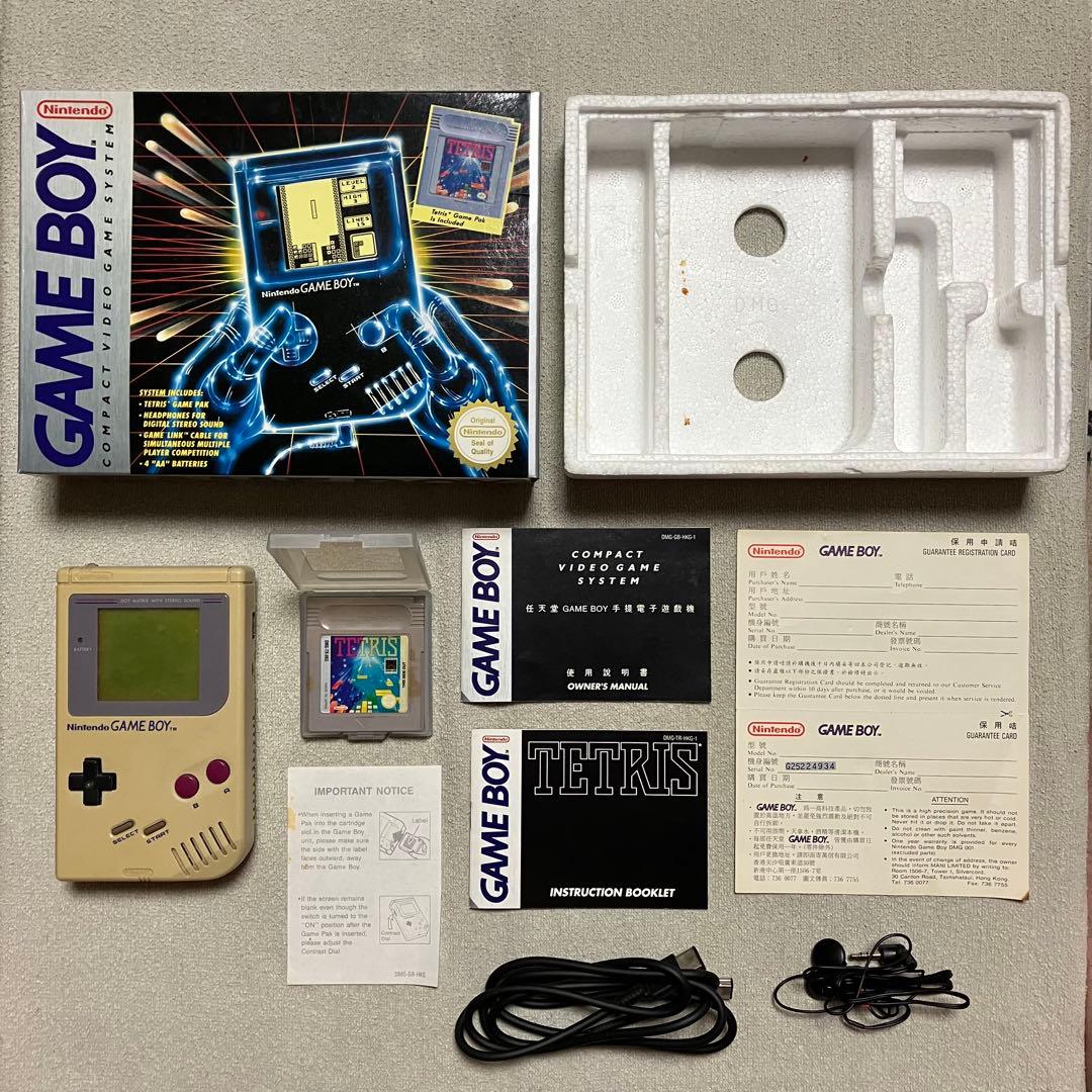 海外版】初代ゲームボーイ本体 箱付き テトリス同梱 DMG-01 任天堂 萬