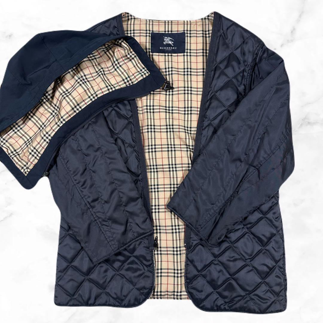 BURBERRY LONDON ノバチェック フーデッドコート M 4WAY - メルカリ