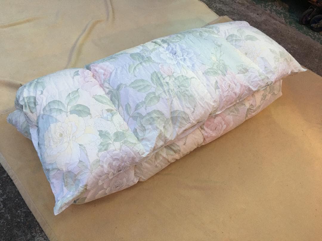 未使用 カーシーエンジョイ 羽毛掛ふとん EA-6665 1.3kg ハンガリー