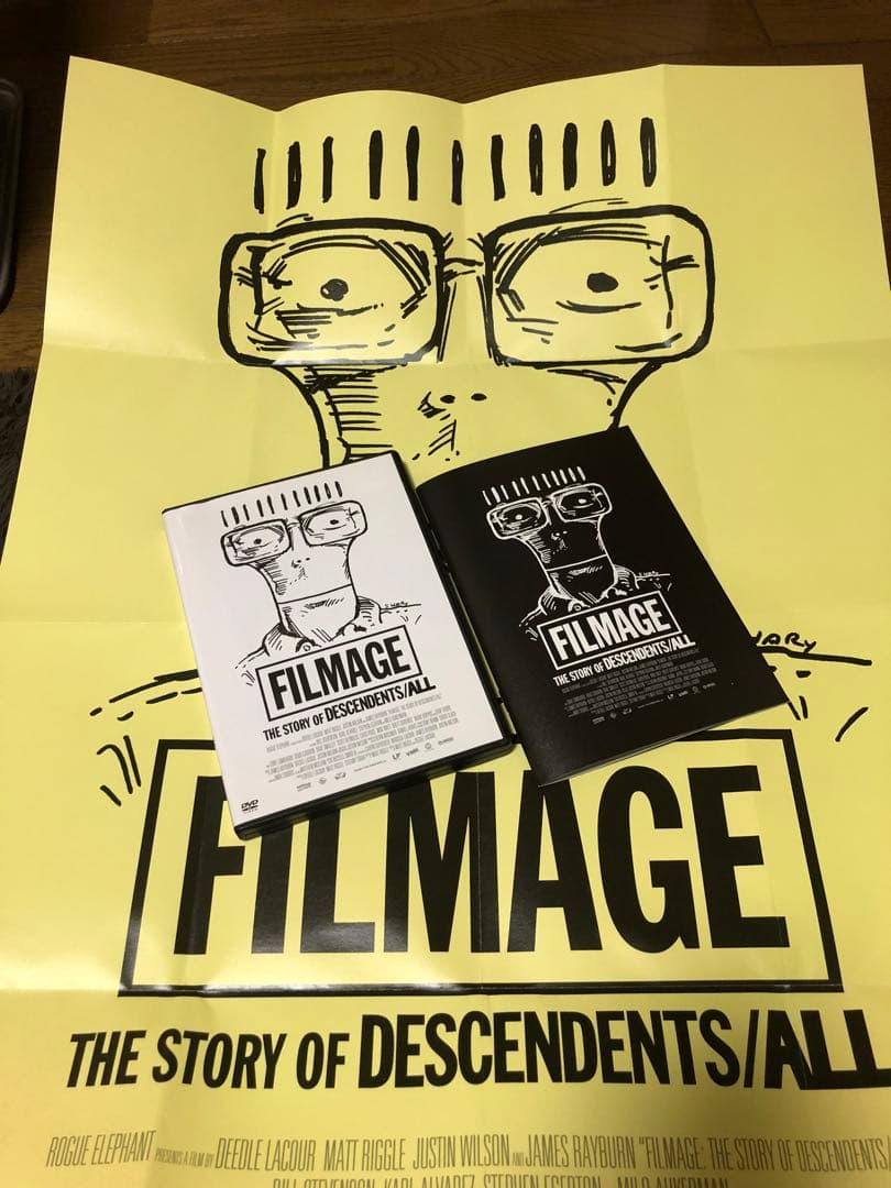 DESCENDENTS字幕版 FILMAGE DVDポスター、ブックレット付き 映画「FILMAGE: The Story of DESCENDENTS / ALL」公式サイト