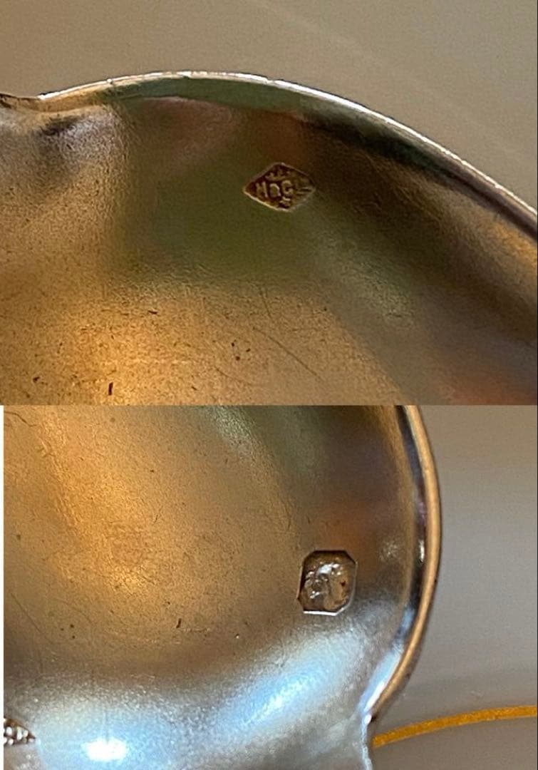 フランス／純銀】「ブランジェ」フォーク＆スプーン＋「エナン」スプーン