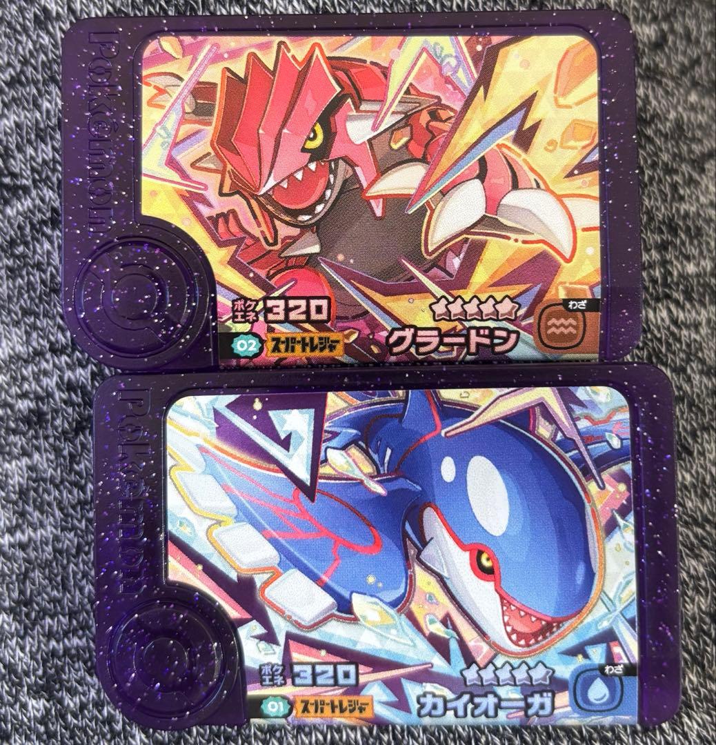 ポケモンフレンダ ベストタッグ第2弾 グラードン カイオーガ セット