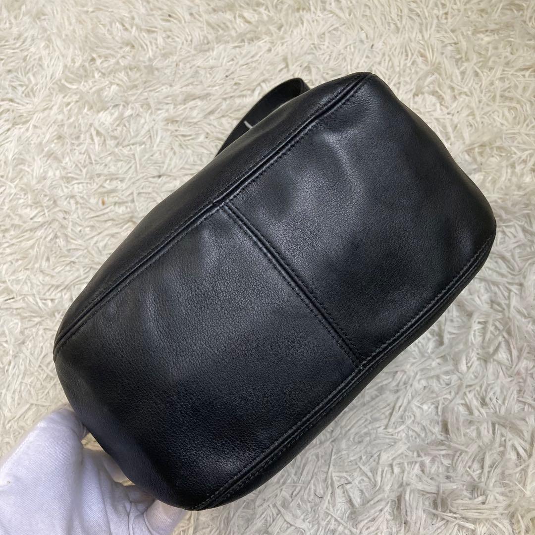 極美品 vintage coach old archive hobo Black