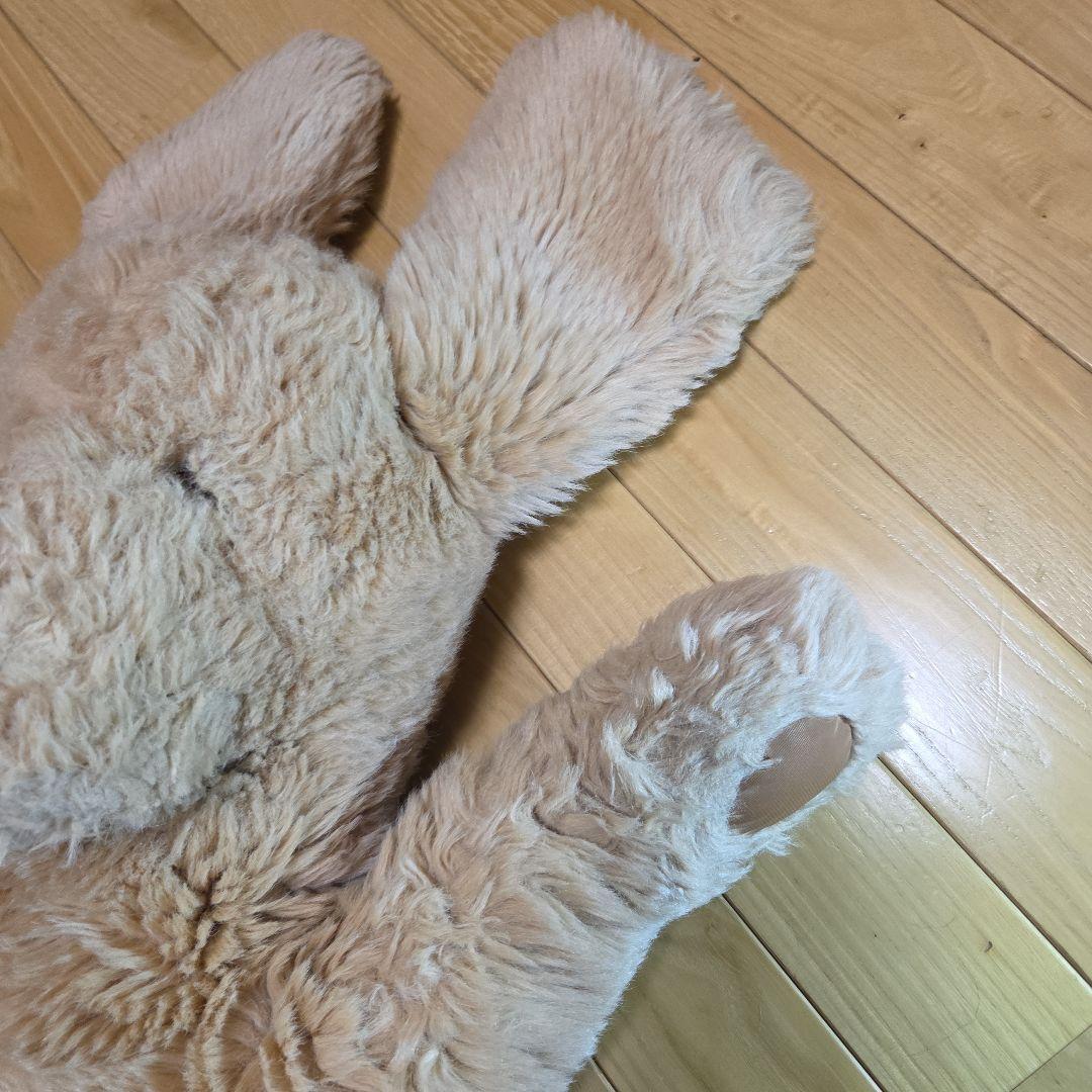 大きめ ベージュ 犬のぬいぐるみ くたくた レトリーバー系？ 大きめ