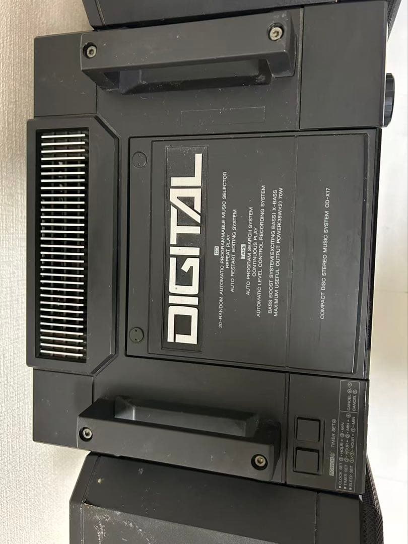 SHARP シャープ CD-X17-BK ミニコンポ CD カセット ジャンク品 - メルカリ