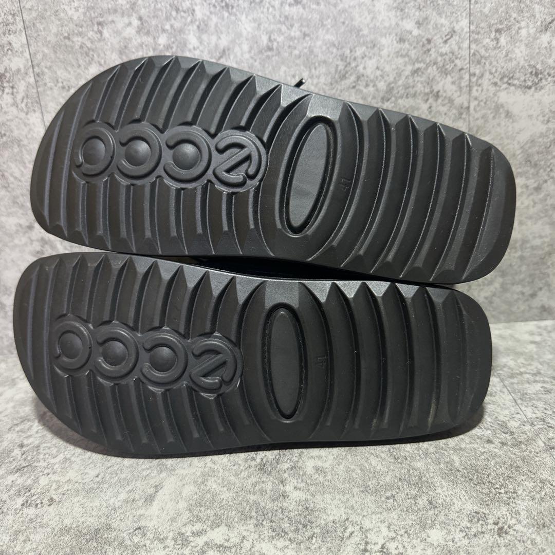 ecco エコー cozmo モカシンシューズ シボ革 ブラック 26cm - メルカリ