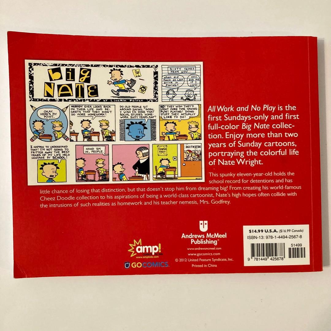 アメコミ「Big Nate All Work and No Play」英語 多読 - メルカリ