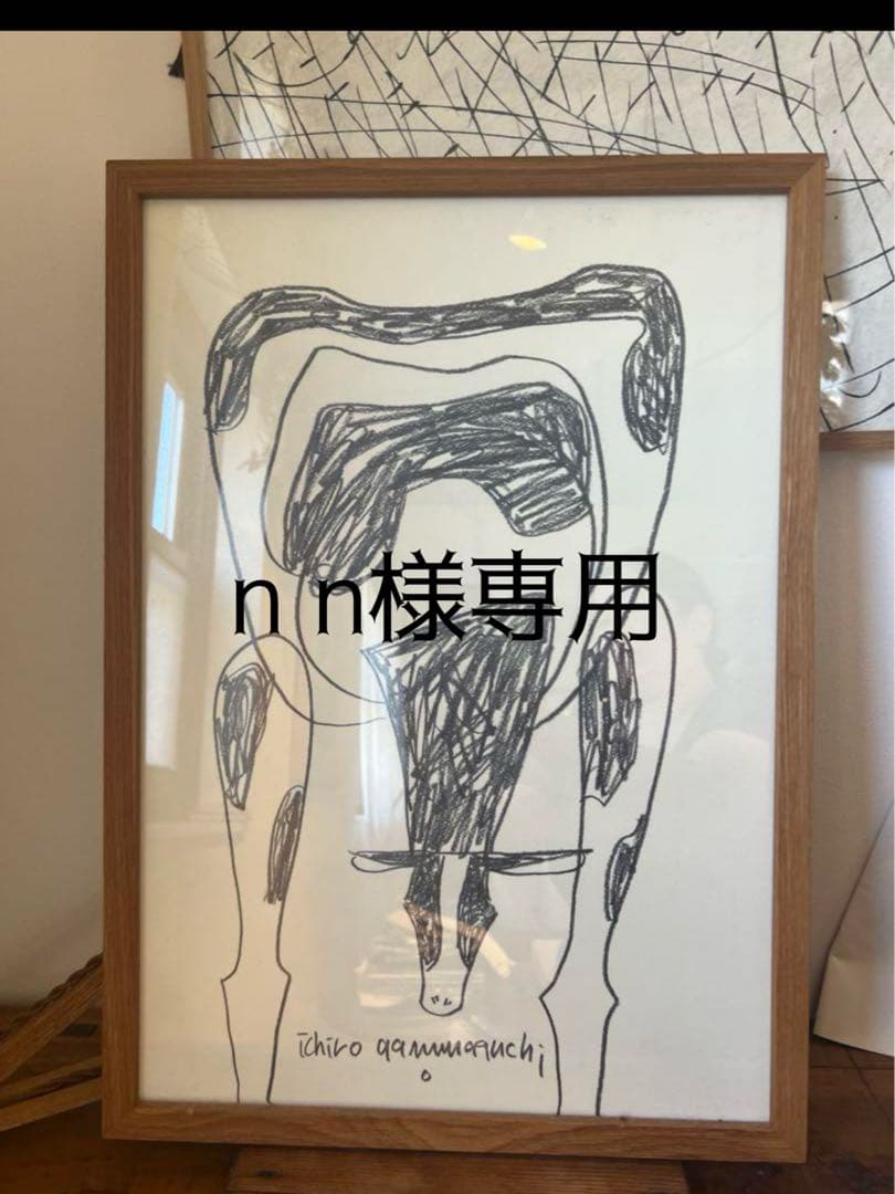 原画　山口一郎　【牛一点物】 一点物】 山口一郎 「black birds」70角｜絵画・イラスト（一点もの