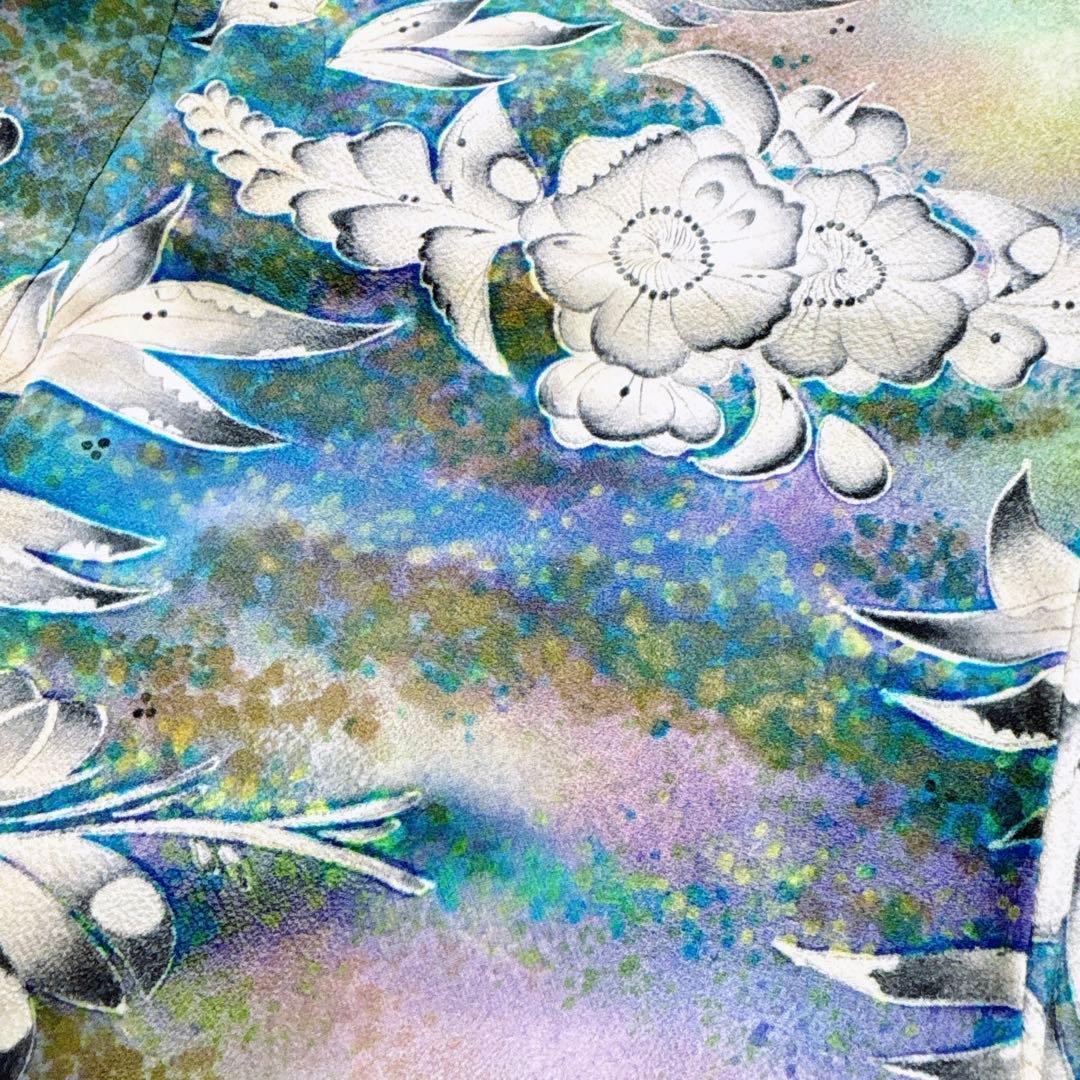 A130愛華 着物 訪問着 作者物 落款あり 辻ヶ花 正絹 美品 - メルカリ