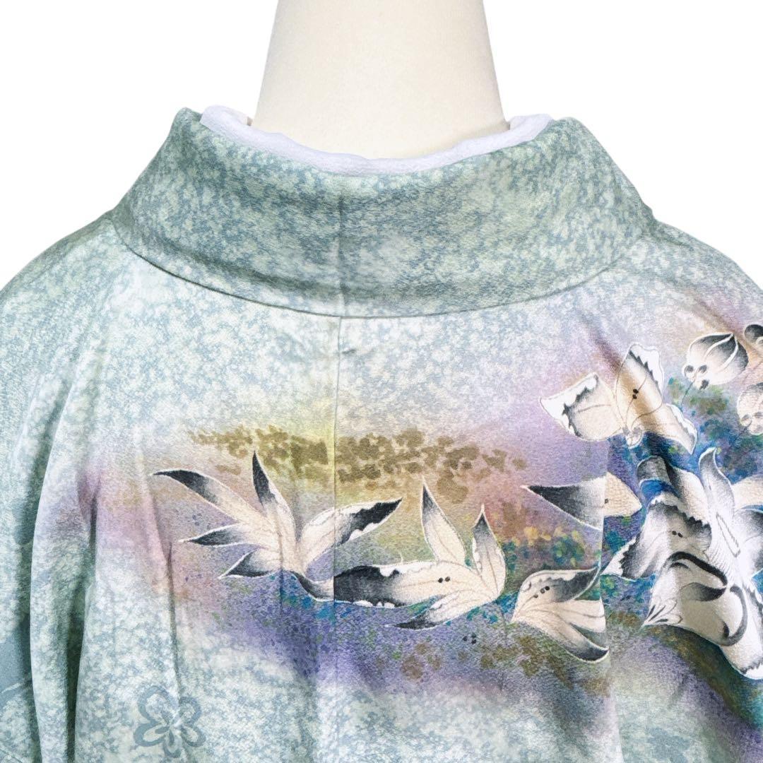 A130愛華 着物 訪問着 作者物 落款あり 辻ヶ花 正絹 美品 - メルカリ