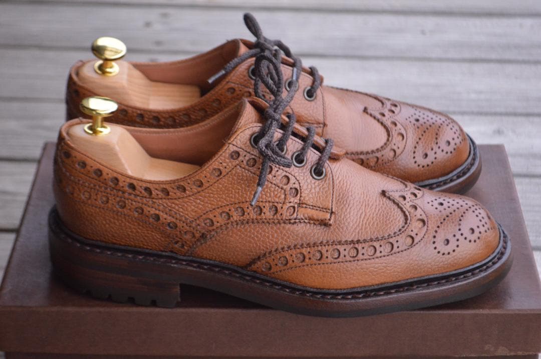 CHEANEY　AVON　C　5.5F　タンブラウン　シューツリー付き　エイボン