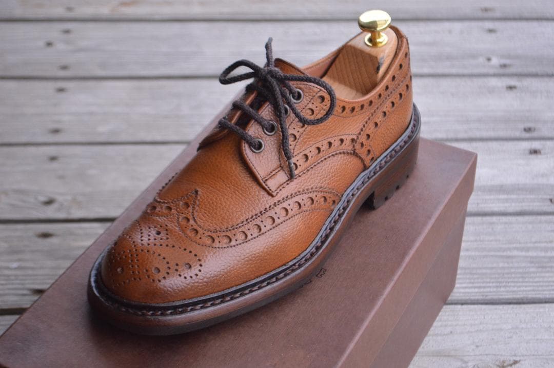 CHEANEY　AVON　C　5.5F　タンブラウン　シューツリー付き　エイボン
