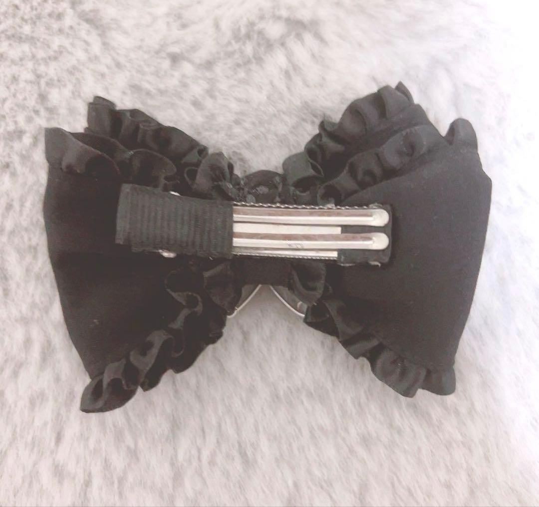 ディムモアール dimmoire 学園ニーハイウォーマー リボン ブラック