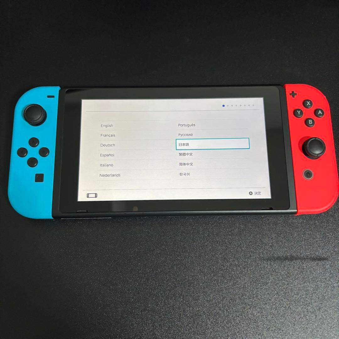 Nintendo Switch 本体 青/赤 +ケース付き Nintendo Switch OLED Model Neon Blue Neon Red 7-inch OLED Screen