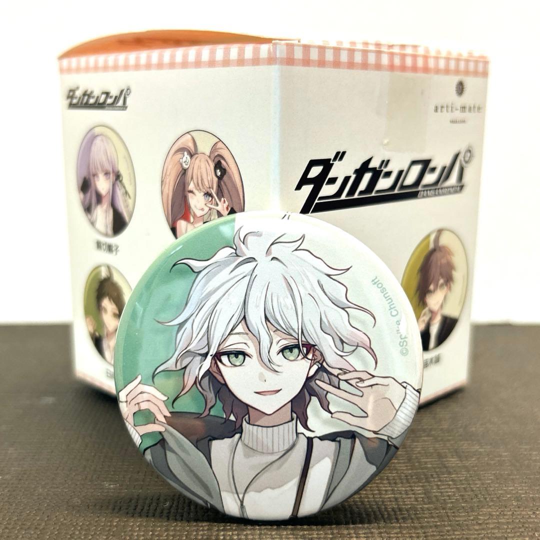 ダンガンロンパ arti-mate コラボ 赤倉 缶バッジ 狛枝 凪斗 空箱付き